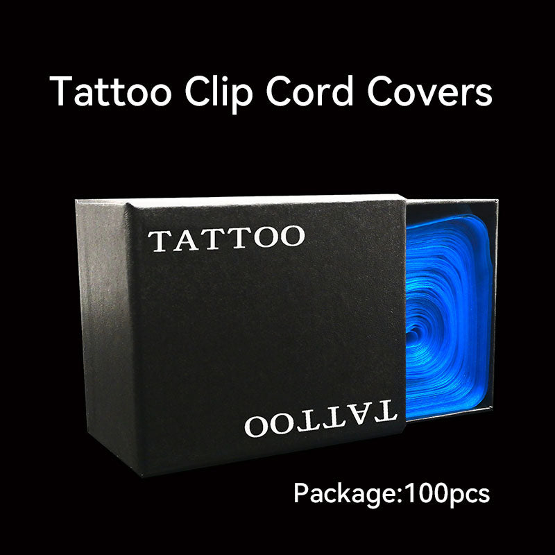 Disposable Tattoo Clip Cord Covers (blue-100pcs)