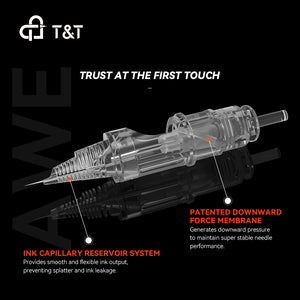 T&T Tattoo Cartridge Needles-AWE Round Liner (RL),20pcs