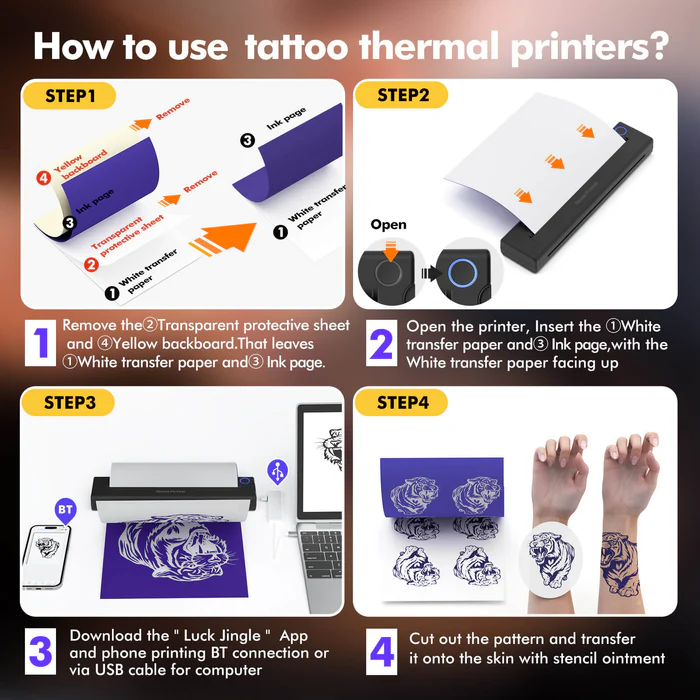 TattooMate Bluetooth Inkless Printer