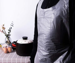 White Disposable Aprons（10pcs）not including arm sleeves
