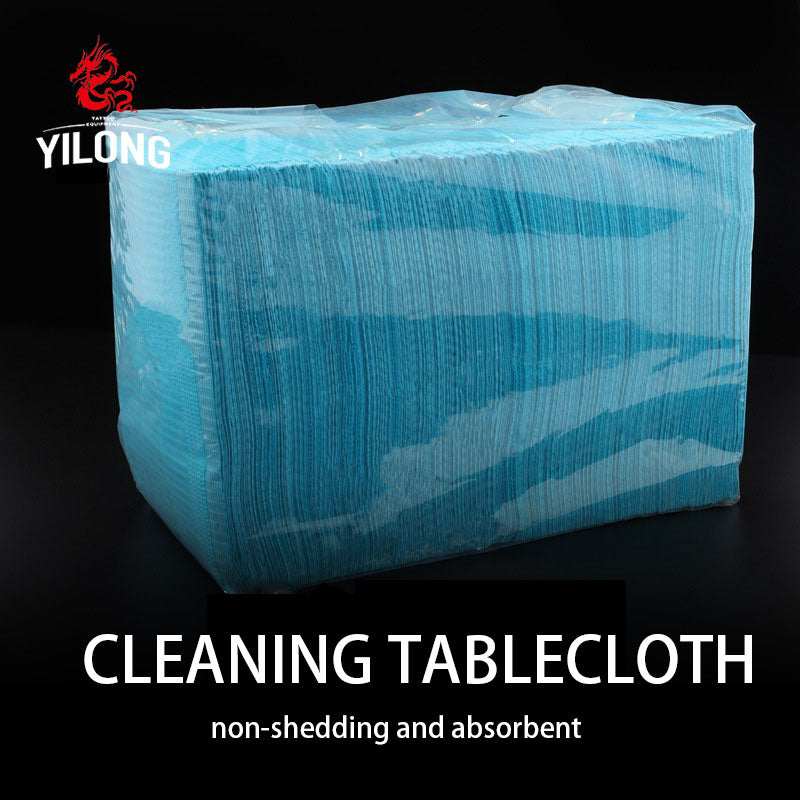 125PCS Disposable Nail Art Table Towels Mat 12.8" X 17.7" Waterproof 3 Ply Nail Art Mat Paper Sheet Clean Pads Tattooing Table Mat Nail Table Cover Tattoo Supplies (Black)